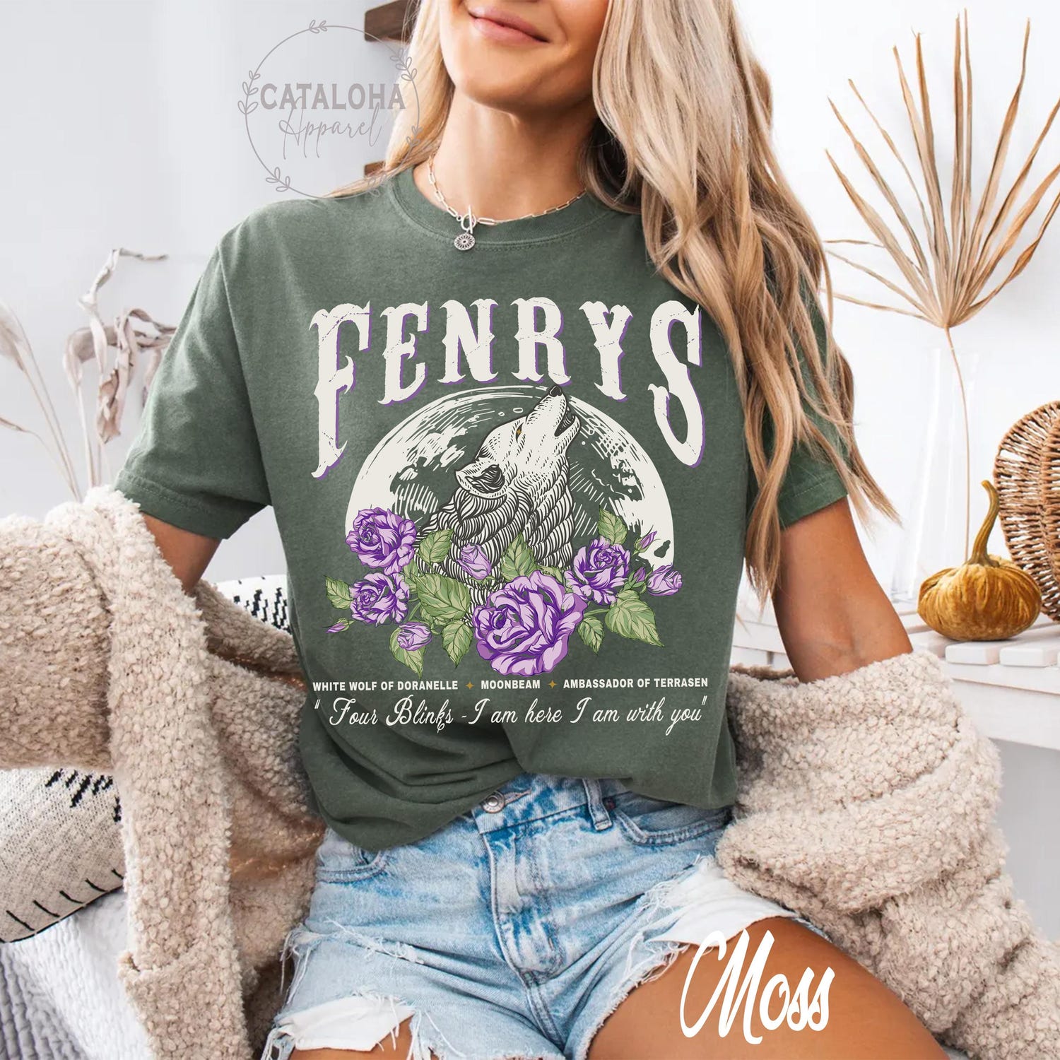 (TOG) -  I am here I am with you t-shirt, Throne of Glass merch, Fenrys shirt, Rowan, Aelin, TOG quote tshirt, SJM quotes tee, TOG Fenrys Wolf quotes