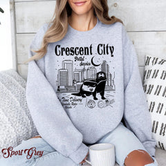 ACOTAR -  Crescent City Postal Service sweatshirt, House of Earth and Blood, Crescent city otter, Sarah J Maas, Crescent City,SJM sweatshirt,Lunathion