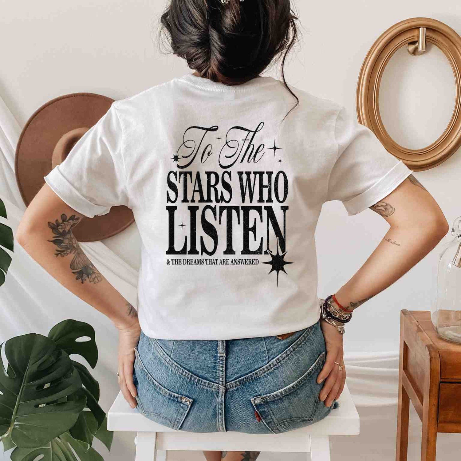 ACOTAR -  To The Stars Who Listen Shirt, Acotar Shirt, Night Court Tee, Velaris Shirt, City of Starlight Shirt, ACOTAR Book T-shirt and Sweatshirt