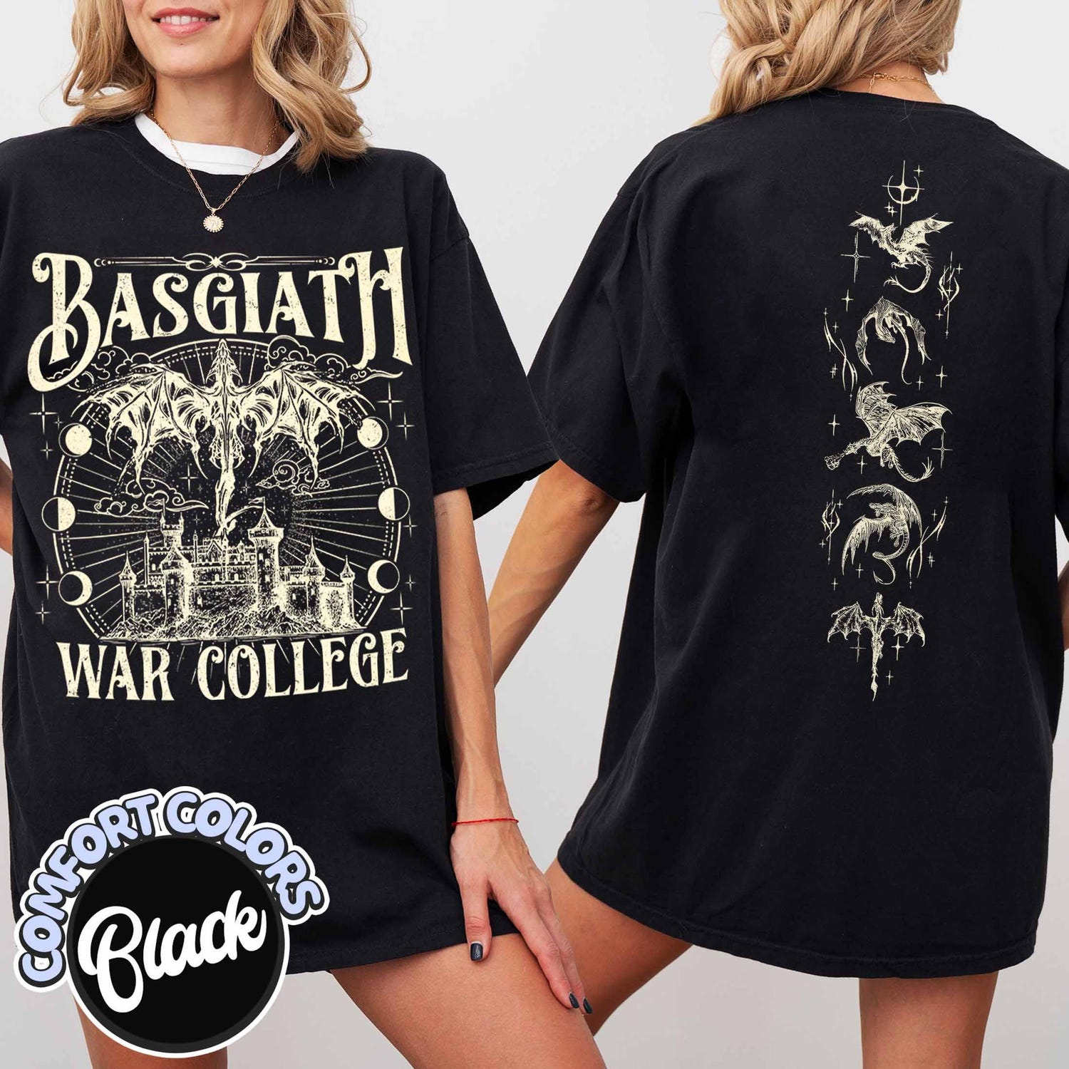 Fourth Wing -  Basgiath War College Comfort Colors Shirt, Dragon Riders Shirt, Fly or Die Tee, Riders Quadrant Tee, Fourth Wing Shirt, Women Gift, Bookish