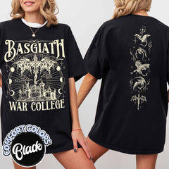 Fourth Wing -  Basgiath War College Comfort Colors Shirt, Dragon Riders Shirt, Fly or Die Tee, Riders Quadrant Tee, Fourth Wing Shirt, Women Gift, Bookish