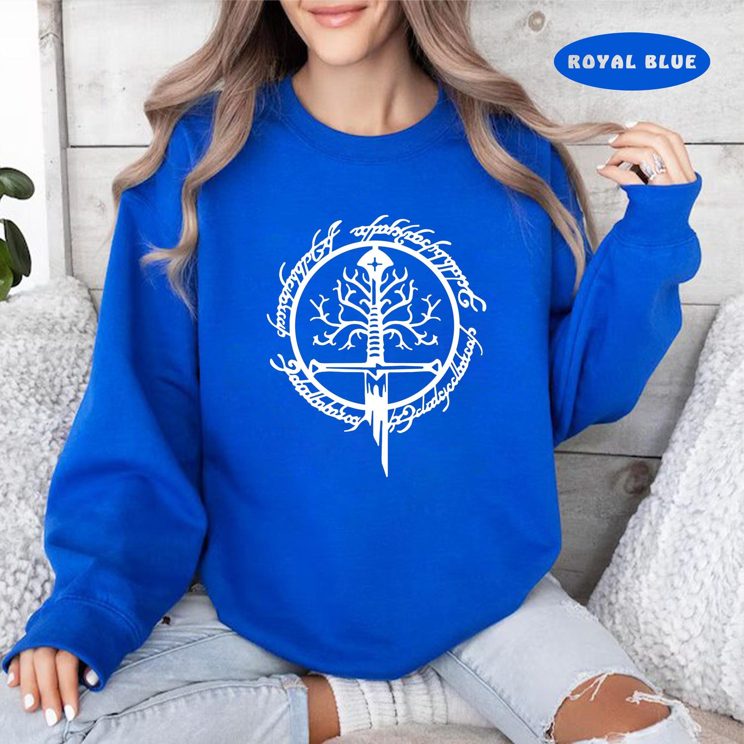 LOTR -  Tolkien Sweatshirt, Narsil Broken Blade Sweater, Lotr Crewneck, Lord of the Rings, LOTR FAN Nerdy Gift, Gifts for Book Lovers, LOTR Sword