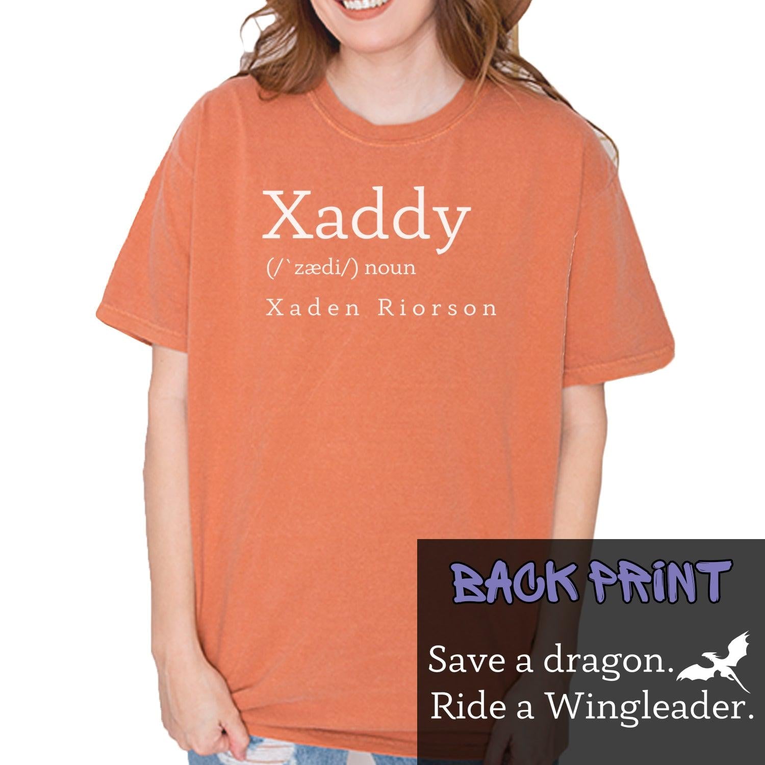 Fourth Wing -  Xaddy Save A Dragon Ride A Wingleader Vintage Soft Unisex T-shirt, Fantasy Bookish Shirt, Galentines Gifts, Dragon Riders Tee,Book Boyfriend