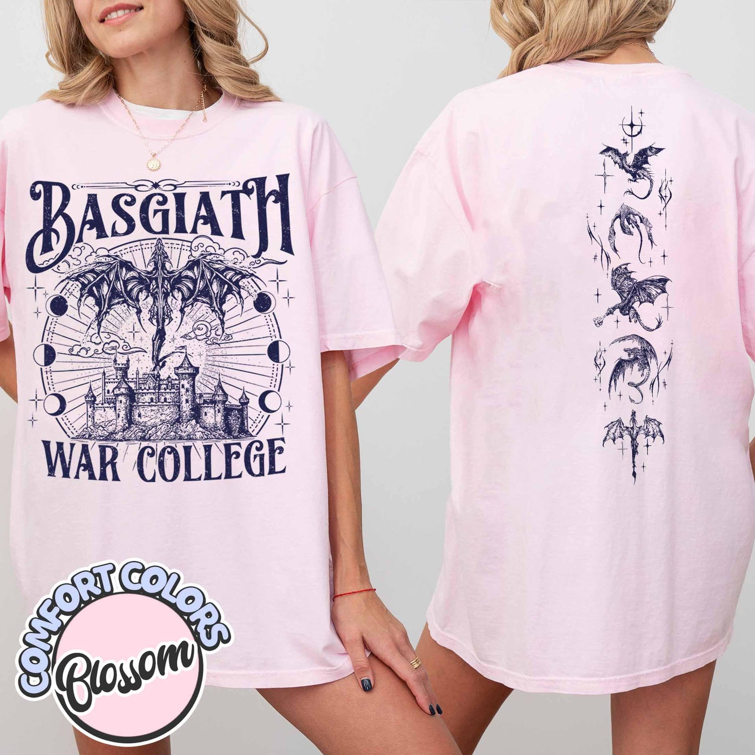 Fourth Wing -  Basgiath War College Comfort Colors Shirt, Dragon Riders Shirt, Fly or Die Tee, Riders Quadrant Tee, Fourth Wing Shirt, Women Gift, Bookish