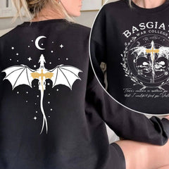 Fourth Wing -  Basgiath War College Sweatshirt, Fourth Wing Hoodie, Dragon Rider Sweater, Violet Sorrengail, Rebecca Yoros, Basgiath Bookish Sweater, LT619