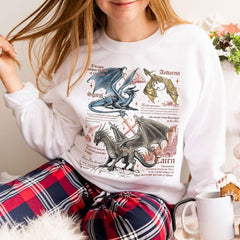 Fourth Wing -  Fourth Wing Dragon Sweatshirt, Tairn Andarna Sgaeyl Dragon T Shirt, Dragon Rider Tee, Basgiath War College Crewneck, Bookish Gift for Reader