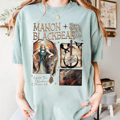 (TOG) -  Manon Blackbeak Throne of Glass Comfort Colors Shirt,SJM ACOTAR Crescent City,The Thirteen Shirts,From Now Until The Darkness Claims Us