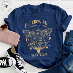 (SOC) -  The Crow Club No Mourners No Funerals Teacher Vintage T-Shirt, Teacher Shirt, Teacherlife Shirt, Literature Shirt, Ketterdam Crow Shirt