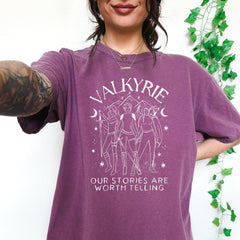 ACOTAR -  Officially Licensed Valkyrie ACOTAR Tshirt | Our Stories are Worth telling | SJM Bookish Merch | Fantasy Reader Gift | Nesta Shirt ACOSF