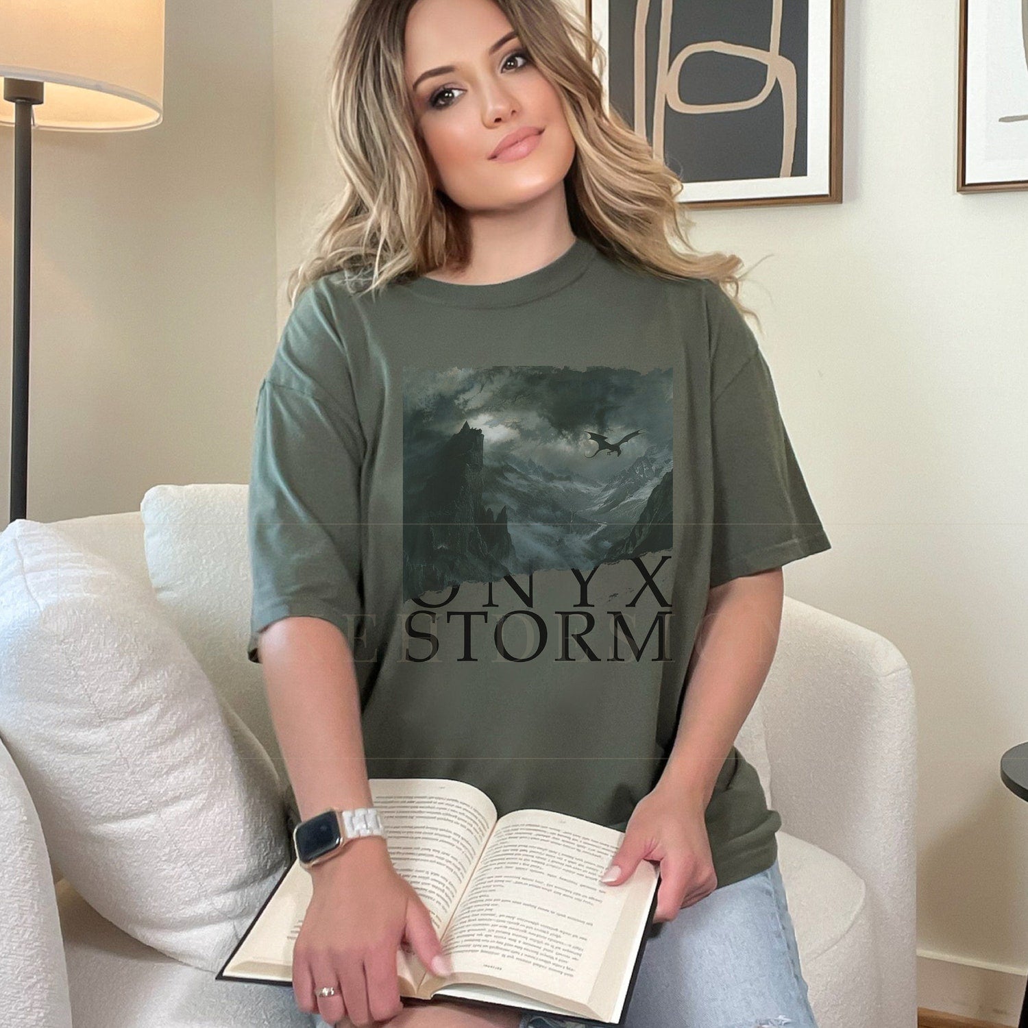 Fourth Wing -  Onyx Storm shirt Fourth Wing book shirt Empyrean Series Iron Flame book dragons romantasy bookish birthday gift for her