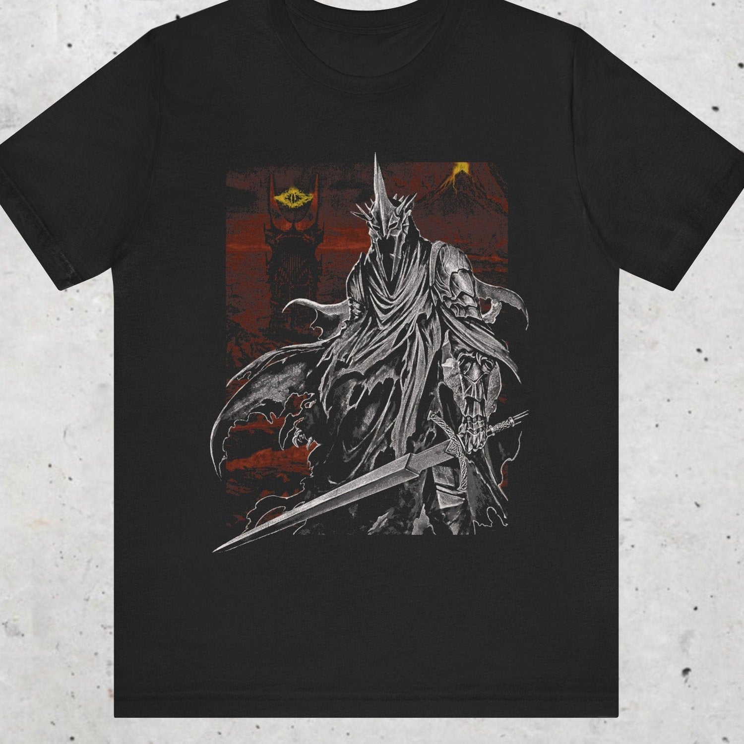 LOTR -  Lord of the Rings Shirt, Witch King of Angmar T Shirt, Mordor Tee, Sauron, Dark Lord, Morgoth