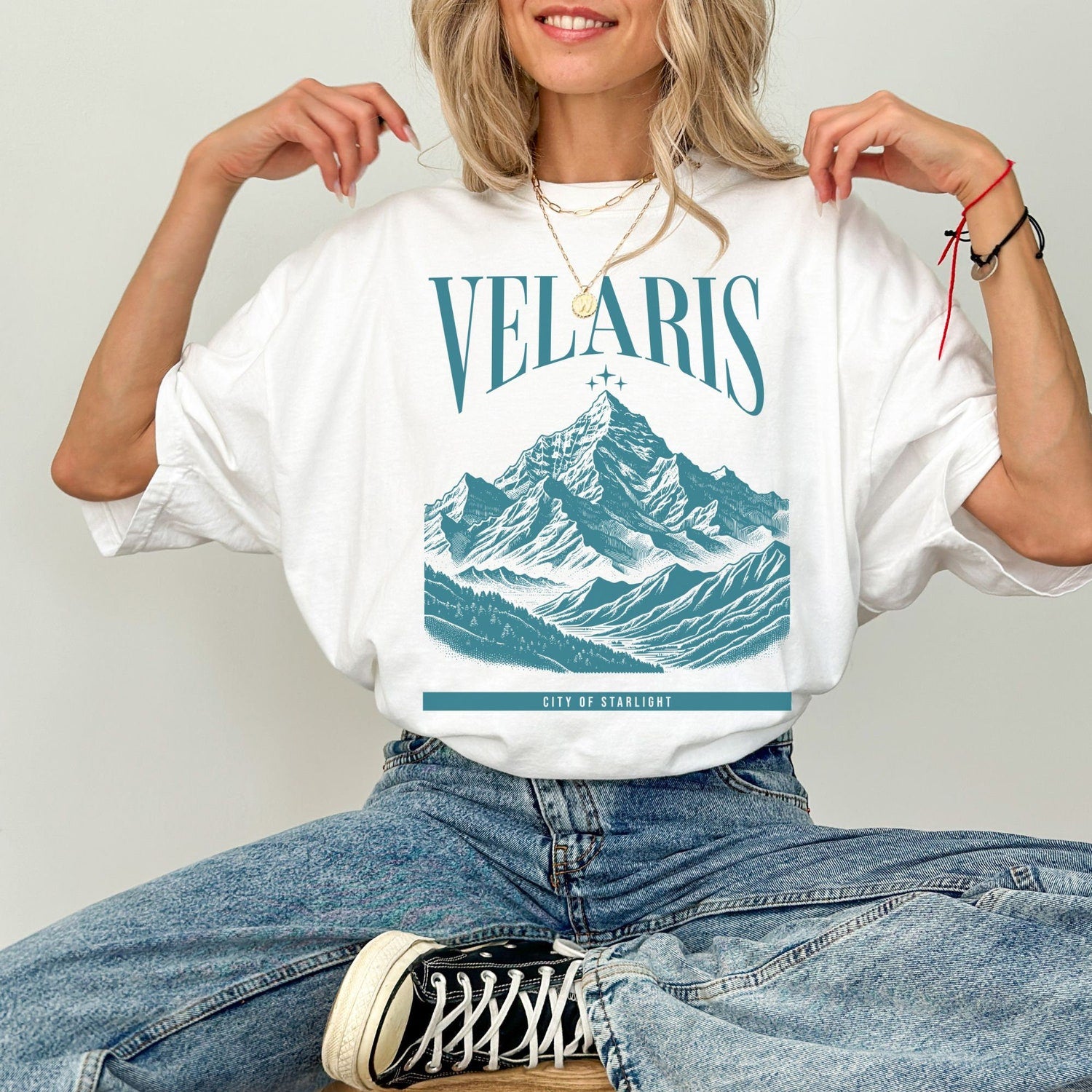 ACOTAR -  Velaris Comfort Colors Shirt (Officially Licensed) ACOTAR shirt, ACOTAR merch, ACOMAF shirt, bookish merch, sarah j maas, Night Court Shirt