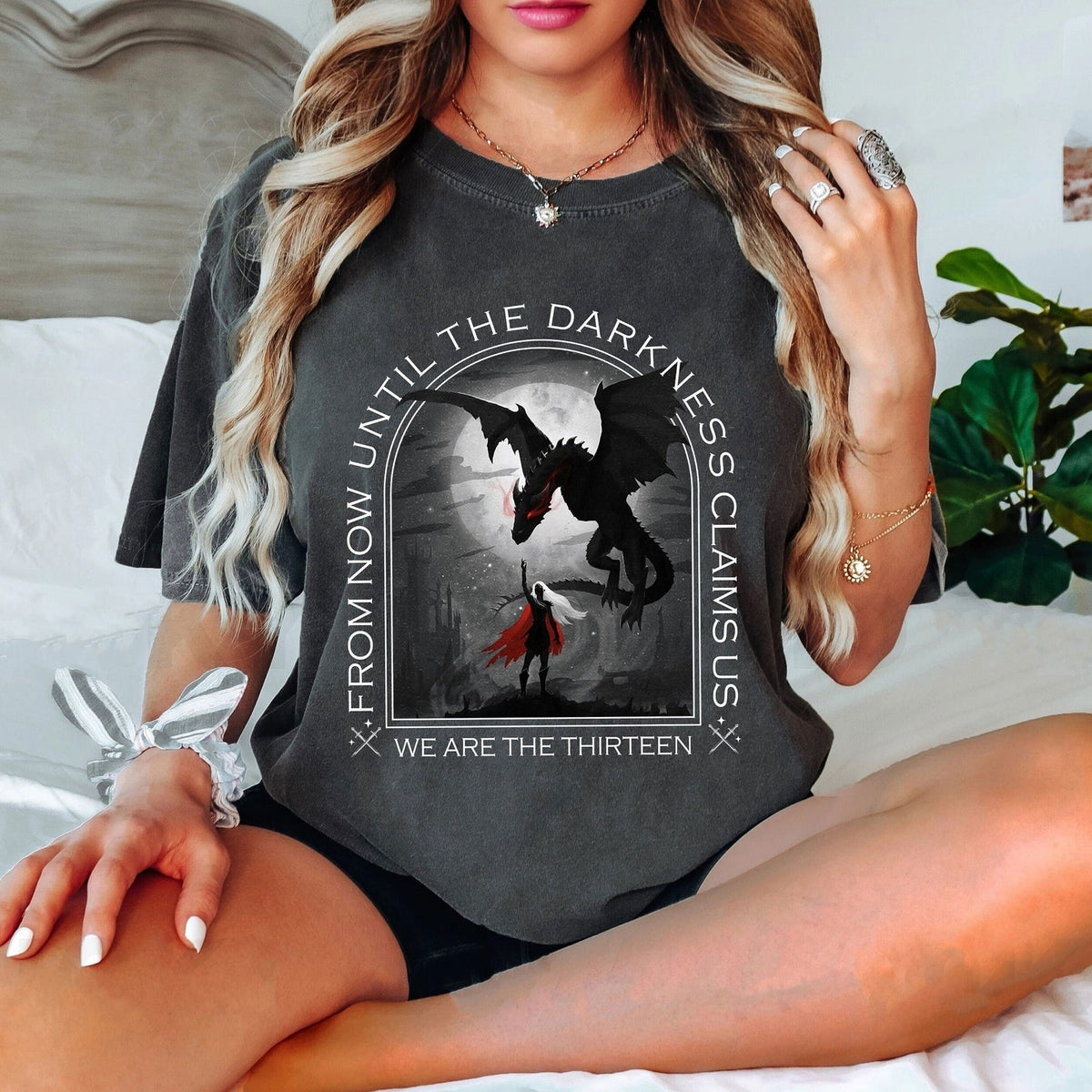 (TOG) -  Manon Blackbeak Shirt, from Now Until the Darkness Claims Us Witchling Shirts, Throne of Glass Officially Licensed Shirt, Booktok Shirt