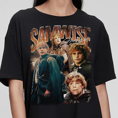 LOTR -  Streetwear Samwise Gamgee Vintage T-Shirt, Samwise Gamgee Shirt Gift