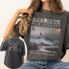 Basgiath War College, Dragon Rider Shirt, Xaden Riorson, Fourth Wing Shirt, Basgiath Comfort Colors, Iron Flame Tee, Rebecca Yarros Apparel