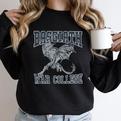 Fourth Wing -  Basgiath War College Book Sweatshirt, Bookish War Shirt,Dragon Rider Sweatshirt,Fantasy Bookish Sweatshirt,Book Lover Shirt,Basgiath 2 Sided