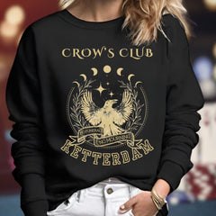 (SOC) -  Ketterdam Crow Club Crewneck Sweatshirt,Six Of Crows Sweatshirt,Kaz Brekker Shirt, Crow Club Shirt,Inej Ghafa,Six Of Crows Merch,Bookstagram