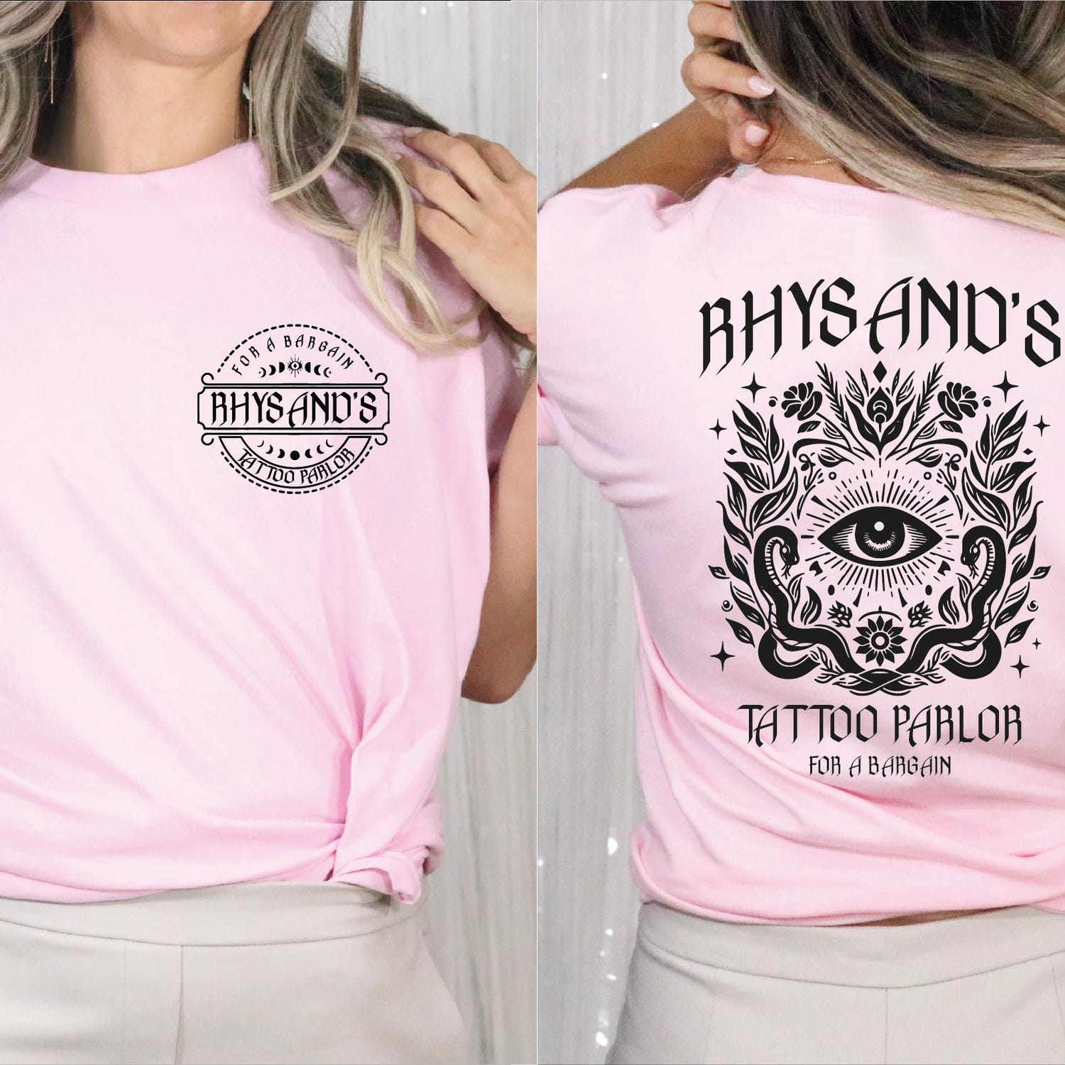 ACOTAR -  Rhysand's Tattoo Parlor Shirt, Comfort Colors Rhysand Tee, Acotar Velaris Tee, Feyre And Rhysand Shirt, Bookish Shirt Gift, Book Lover Shirt