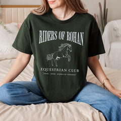 LOTR -  Riders of Rohan shirt, Ringer Fantasy tshirt, Book Fandom Merch, Light Academia, Dark Academia, Booknerd, Bookish Gift for Bookworm